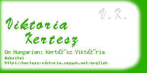 viktoria kertesz business card